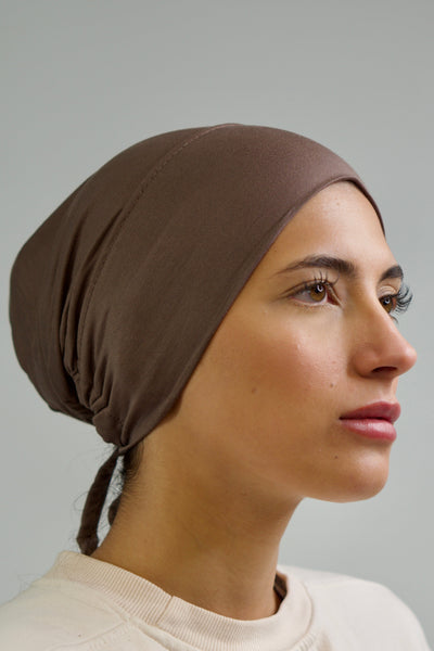 Drawstring Undercap Brunette