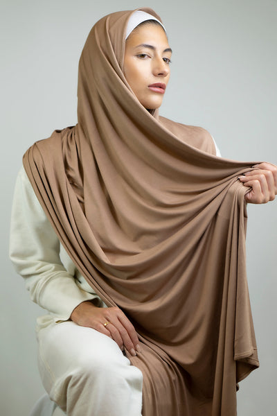 Ultimate Jersey Hijab | Sand