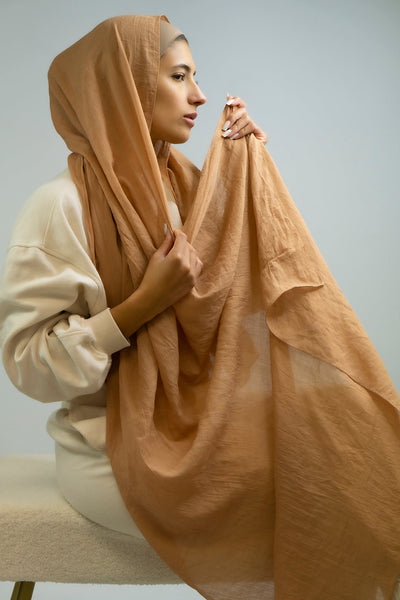 Supersized Cotton Blend Honey