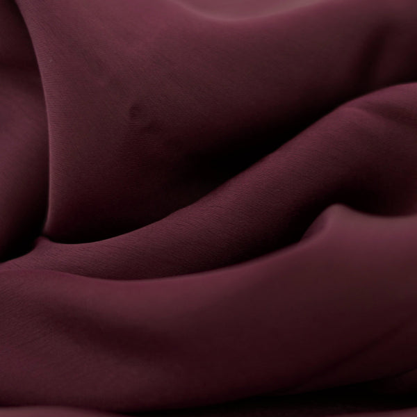 Rayon Silk Luxury Hijab | Burgundy Velvet - Mai Official