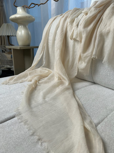Cotton Breathable Hijab | Cream