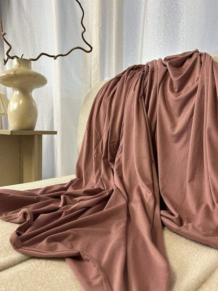 Recycled Jersey Hijab | Dusty Pink