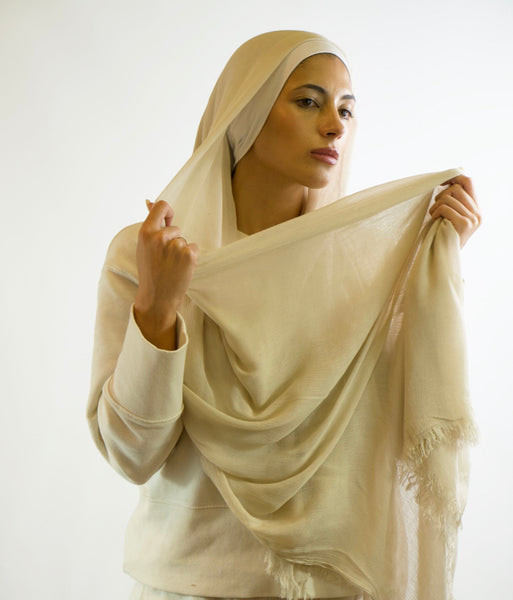 Crêpe Hijab | Oat