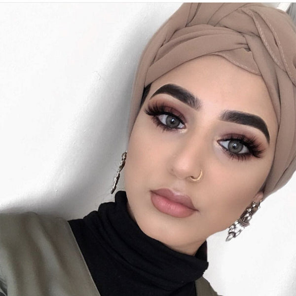 Soft Chiffon Crepe Hijab | Mink - Mai Official