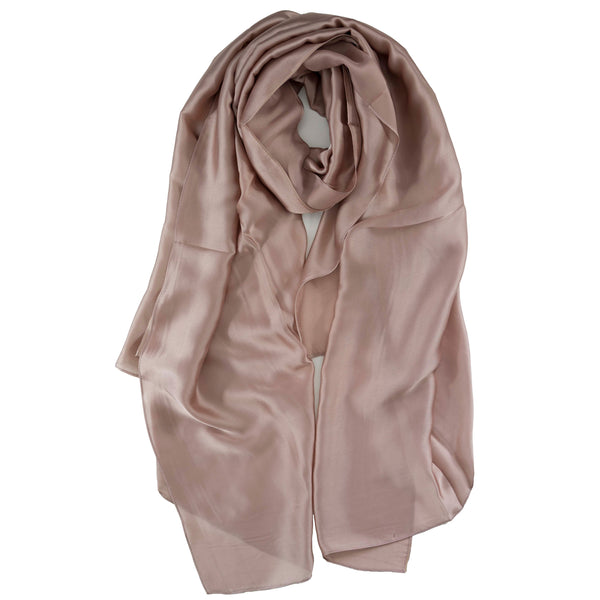 Rayon Silk Luxury Hijab | Gold Mocha - Mai Official