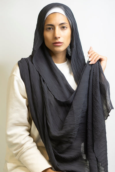 Crease Chiffon | Slate