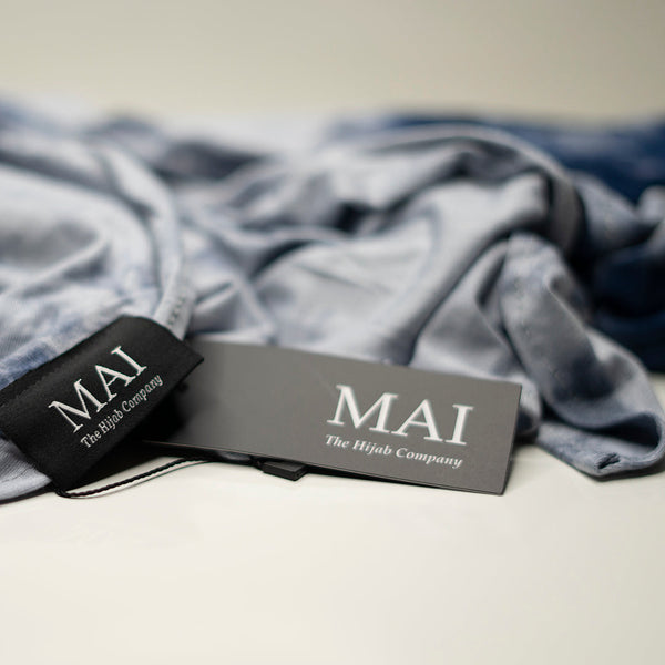 Marble Cotton Jersey | Azul