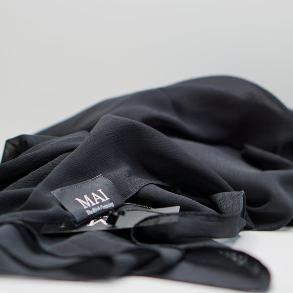 Lightweight Crinkle Chiffon Hijab