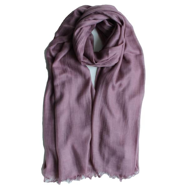 Classic Cotton Modal Maxi Hijab | Mulberry, Dusty Pink, Mink - Mai Official