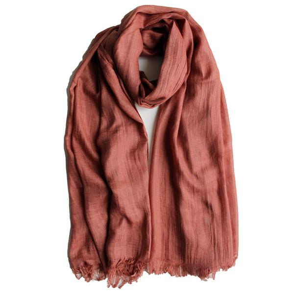Classic Cotton Modal Maxi Hijab | Bark, Russet, Nude - Mai Official