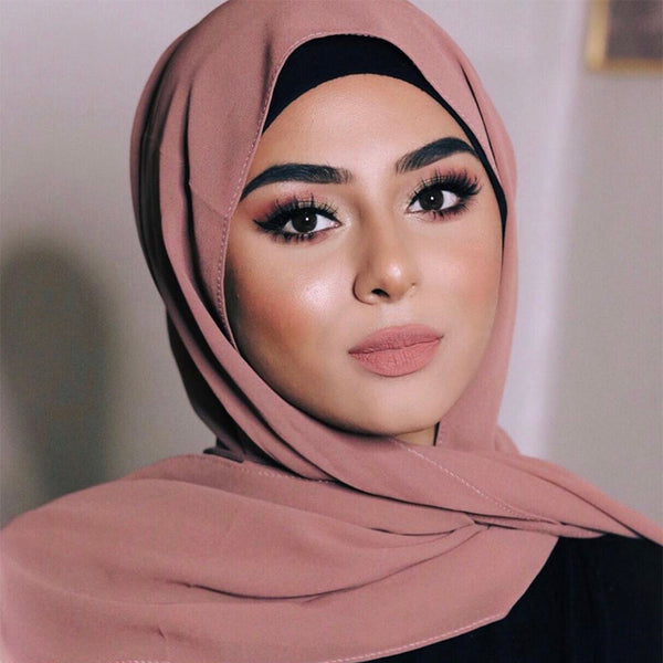 Soft Chiffon Crepe Hijab | Pink Quartz - Mai Official
